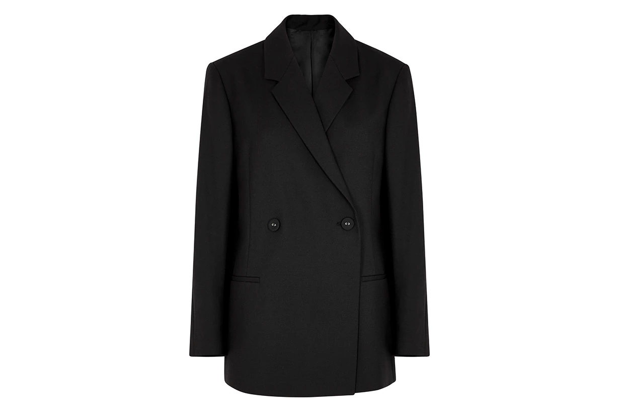 TOTÊME Loreo black double-breasted blazer