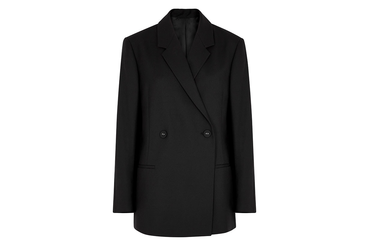 TOTÊME Loreo black double-breasted blazer