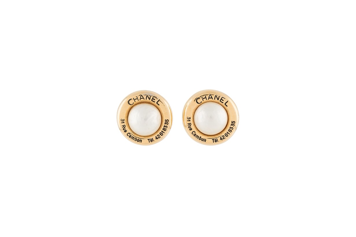 chanel vintage earrings accessories