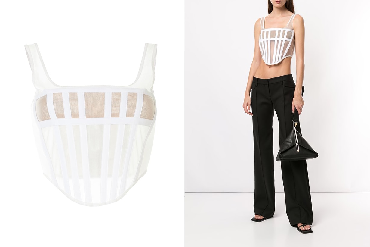 Dion Lee Corset Tank Top Minimalist style instagram fashion blogger