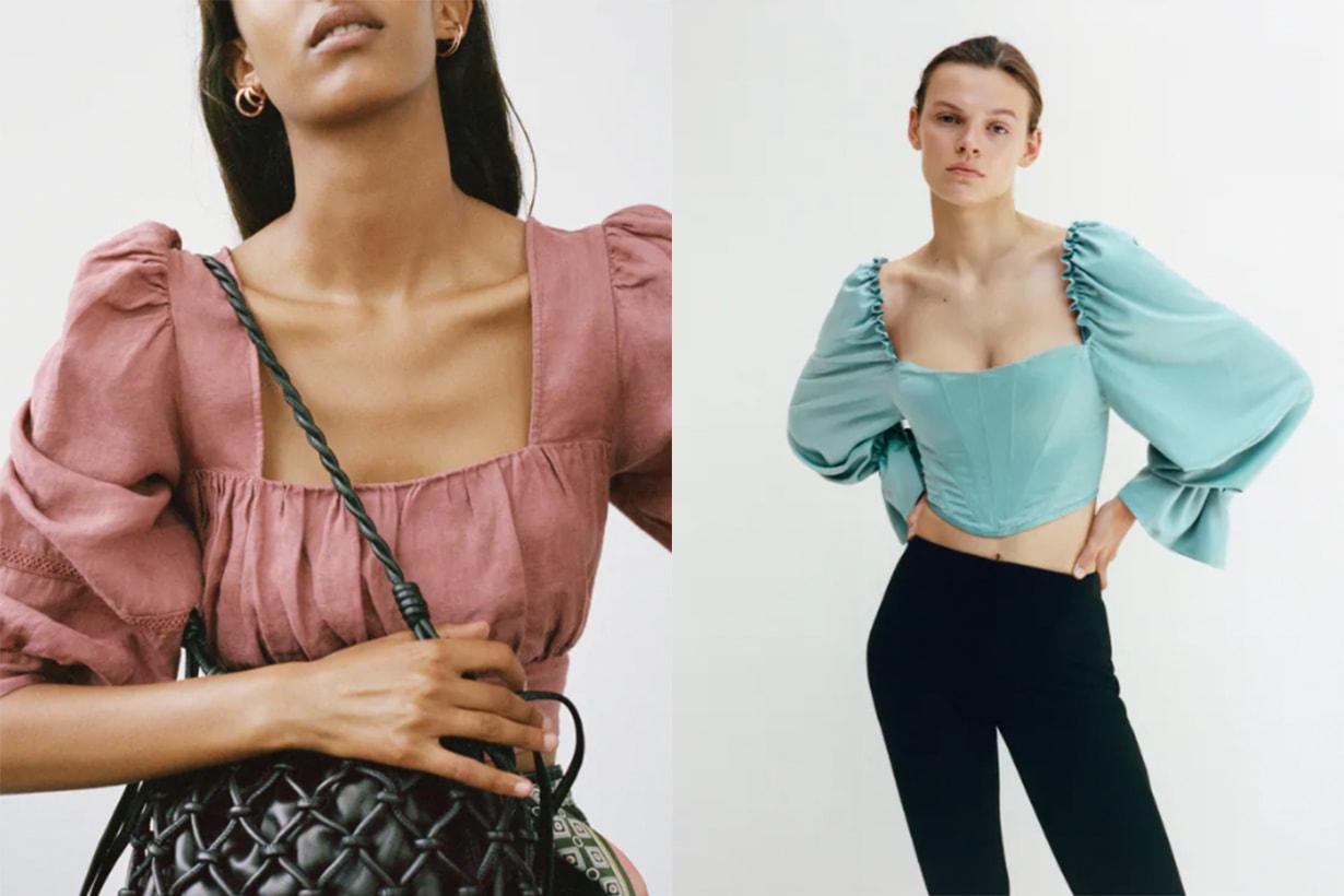 Ballon Sleeves Puff Sleeves Top