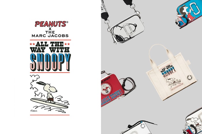 可愛 Snoopy 搭配人氣手袋:The Marc Jacobs 再度推出令人心動的 PEANUTS 聯名系列!