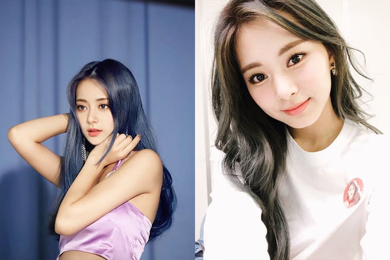 Twice TZUYU Hairstyles New Hair Colour