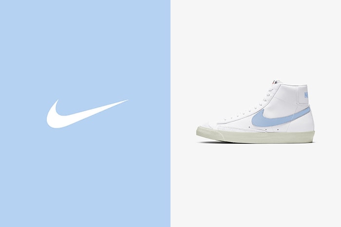 極簡純白搭配寶寶粉嫩色：Nike 這雙 Blazer 就是你在尋找的夏日球鞋！