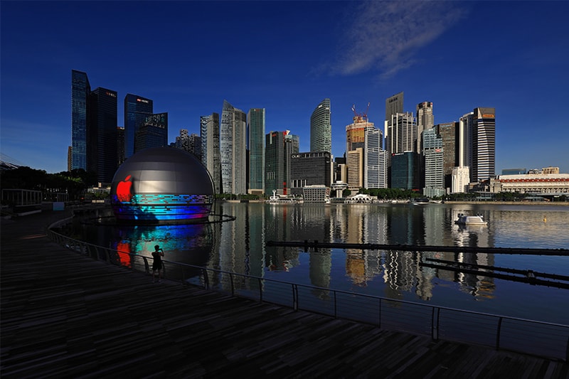 Singapore Marina Bay Sand Apple Store Opening