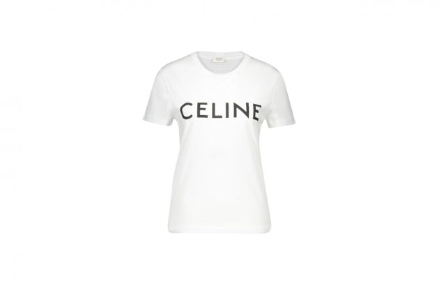 celine t-shirt embroidery summer basic items essentials