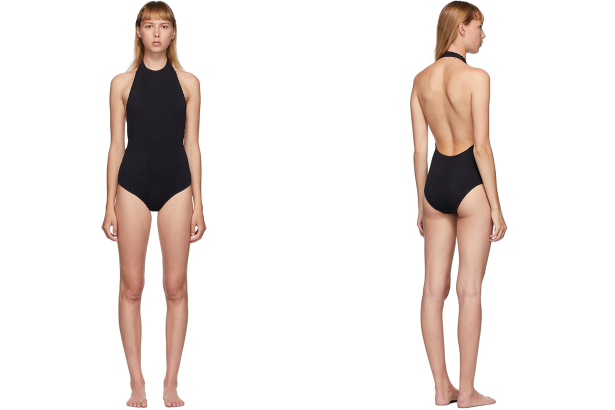 2020 Summer Swimsuit Style Trends one piece Swimsuit black swimsuit Rick Owens Anemone 