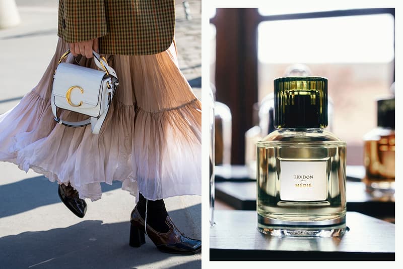 A guest, Chloe bag details, is seen outside Maison Margiela on Day 3 Paris Fashion Week Autumn/Winter 2019/20 on February 27, 2019 in Paris, France.