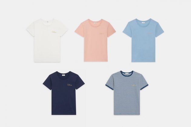 celine t-shirt embroidery summer basic items essentials