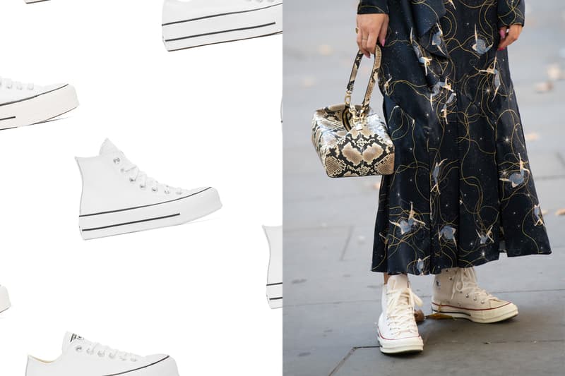 converse ssense all white sneaker platform where buy 2020