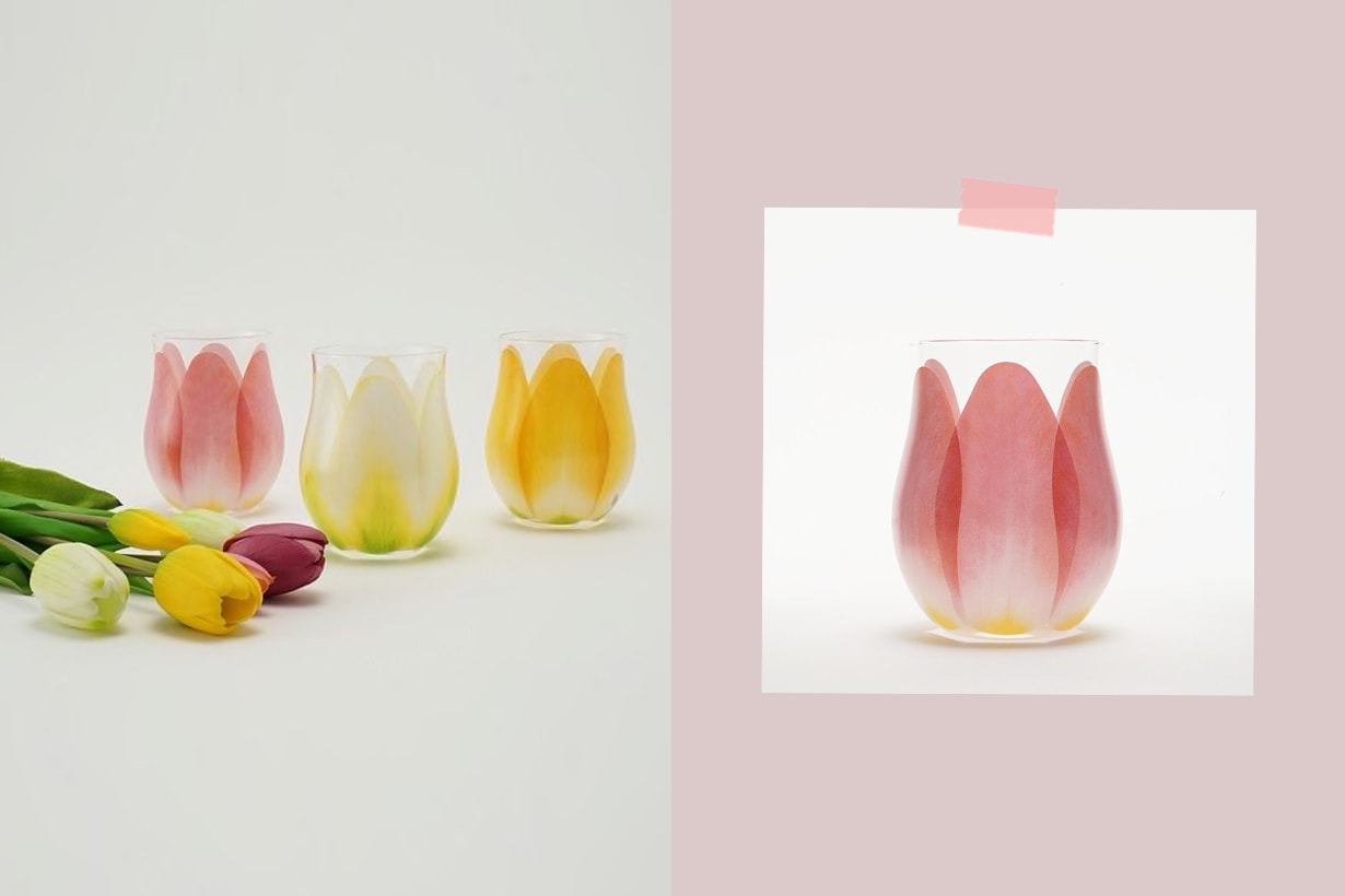 pinkoi ￼￼Floyd Tulip Glass Japan brand lifestyle home living kitchen
