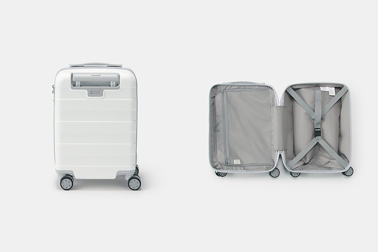 Muji travel luggage new color white 2020