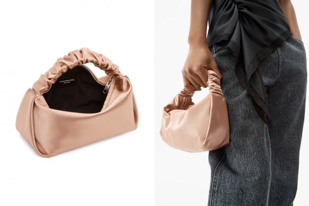 alexander wang pink satin handbag ryan Surunchie Bag 2020