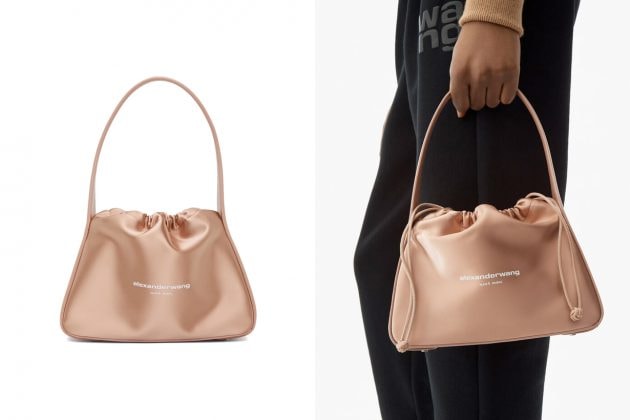 alexander wang pink satin handbag ryan Surunchie Bag 2020