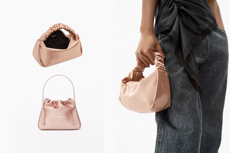 alexander wang pink satin handbag ryan Surunchie Bag 2020