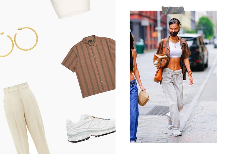 bella hadid style tips dad jeans boyish chic