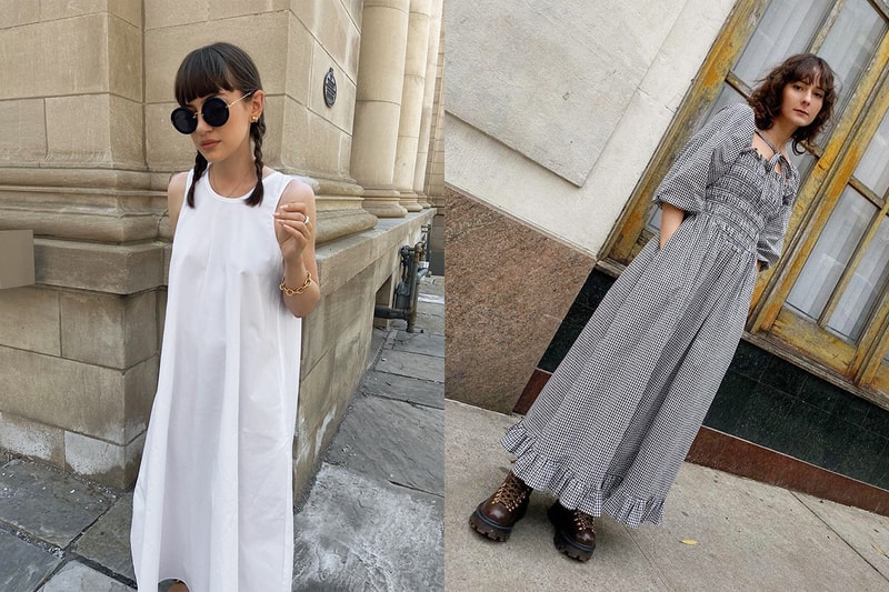 Dress Dating outfit Go to work outfit Denim Dress CO MM6 MAISON MARGIELA Shirt Dress STAUD SIMONE ROCHA RHODE SEE BY CHLOÉ CECILIE BAHNSEN REDVALENTINO GANNI Wrap Dress