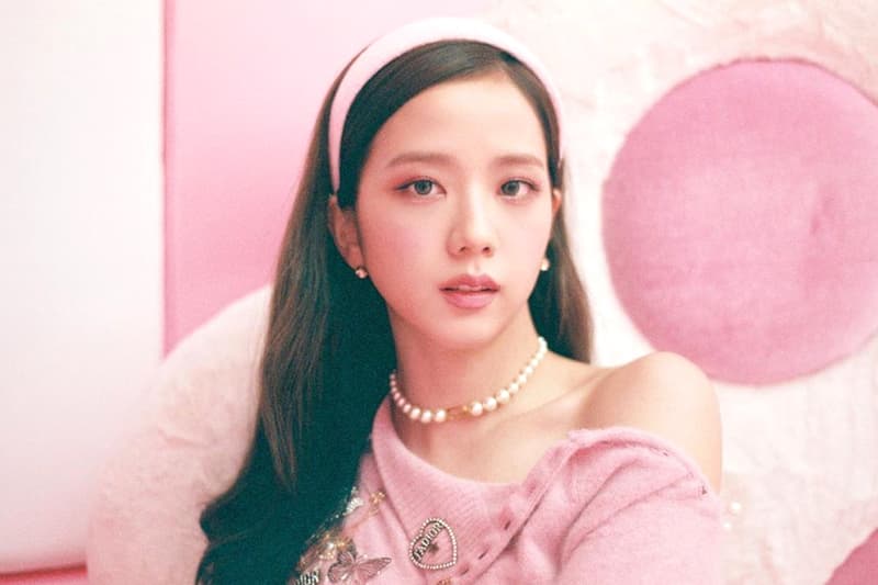 BLACKPINK Jisoo Jennie Lisa Rose Ice Cream Selena Gomez Christian Dior Scarf Wrapping scarf as tube top celebrities styles korean idols celebrities singers girl bands
