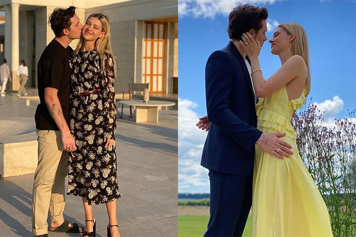 憑著這張照片,網民們猜測 Brooklyn 的未婚妻 Nicola Peltz 已經懷孕!