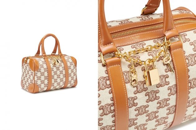 celine Triomphe Embroidery handbags 2020 boston cabas clutch