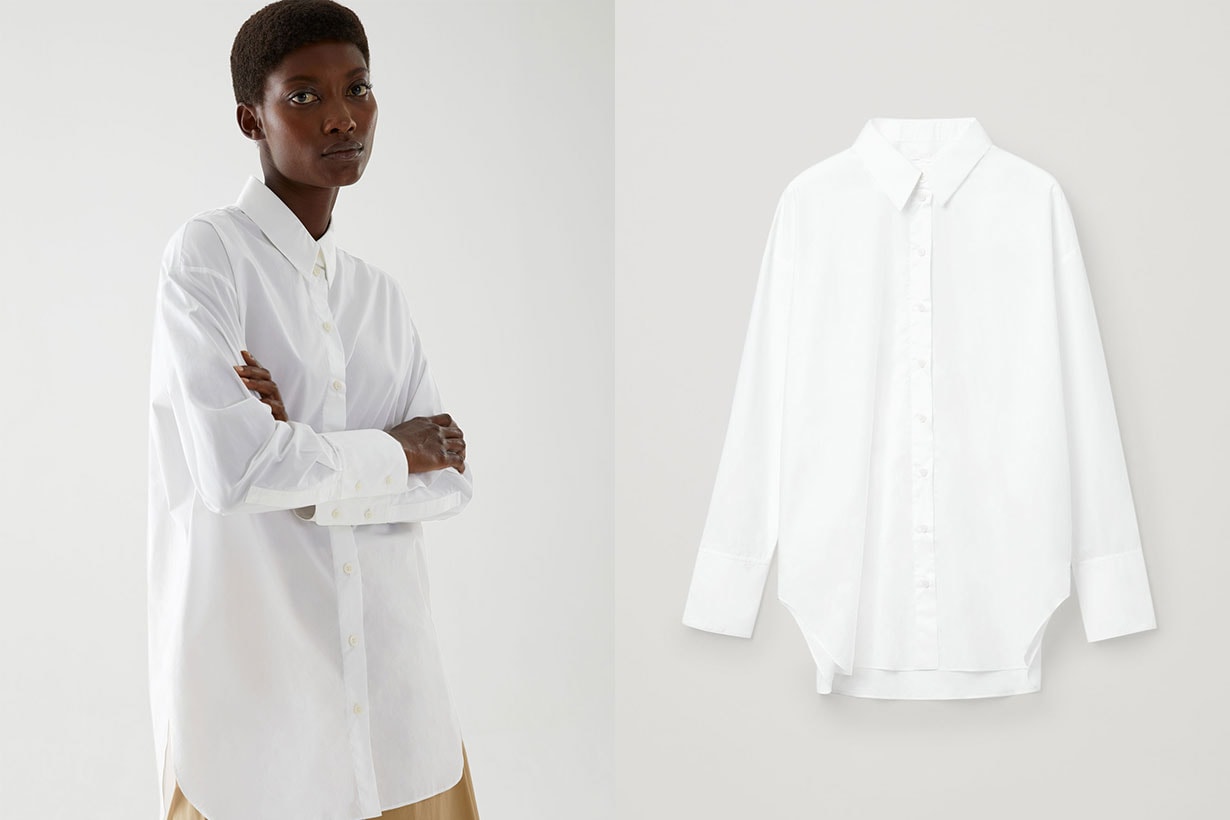 COTTON SHIRT WITH DETACHABLE COLLAR