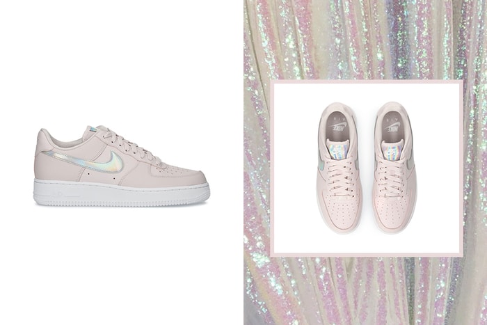 低飽和度更有質感,Nike Air Force 1 在裸玫瑰色下閃耀灰粉光澤!