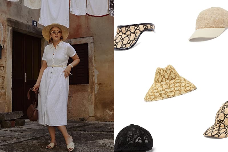 Gucci hats 2020ss ccessories matchesfashion