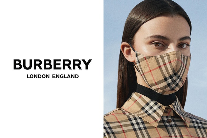 Burberry 推出 Monogram 可重複使用口罩，即將引起搶購？