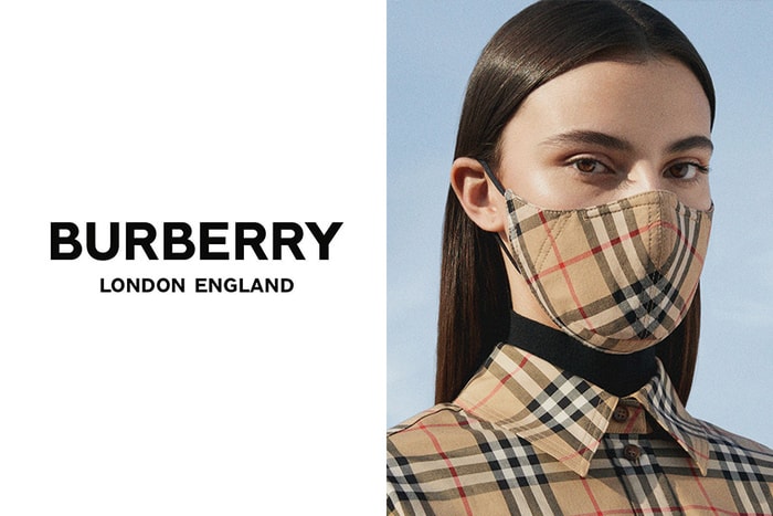 Burberry 推出 Monogram 可重複使用口罩,即將引起搶購?