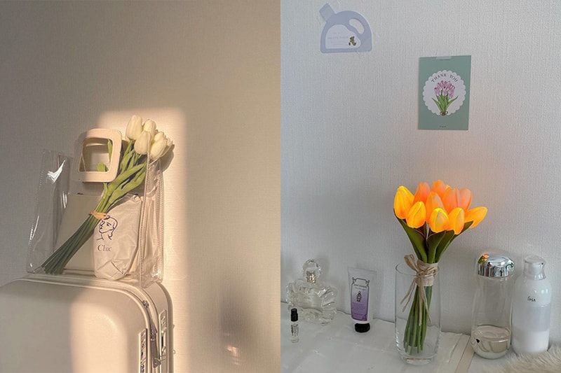 tulip flower lamp Japan brand lifestyle home living