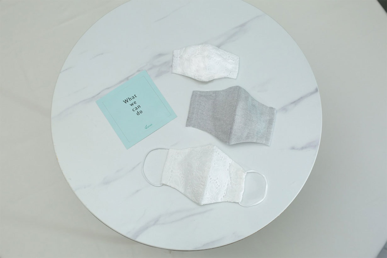 White and Grey Masks