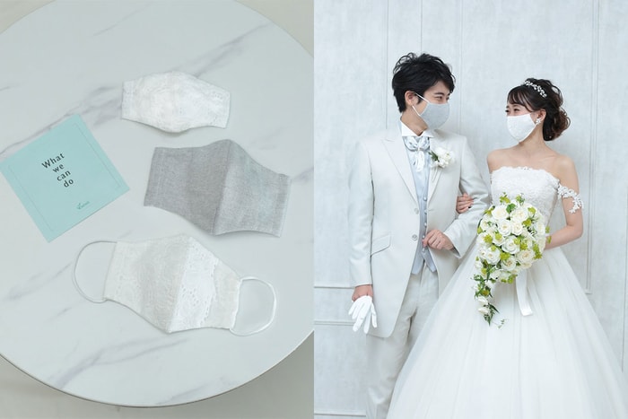 不想破壞婚紗美感？日本推出婚禮專用口罩，簡直為完美主義者而設！