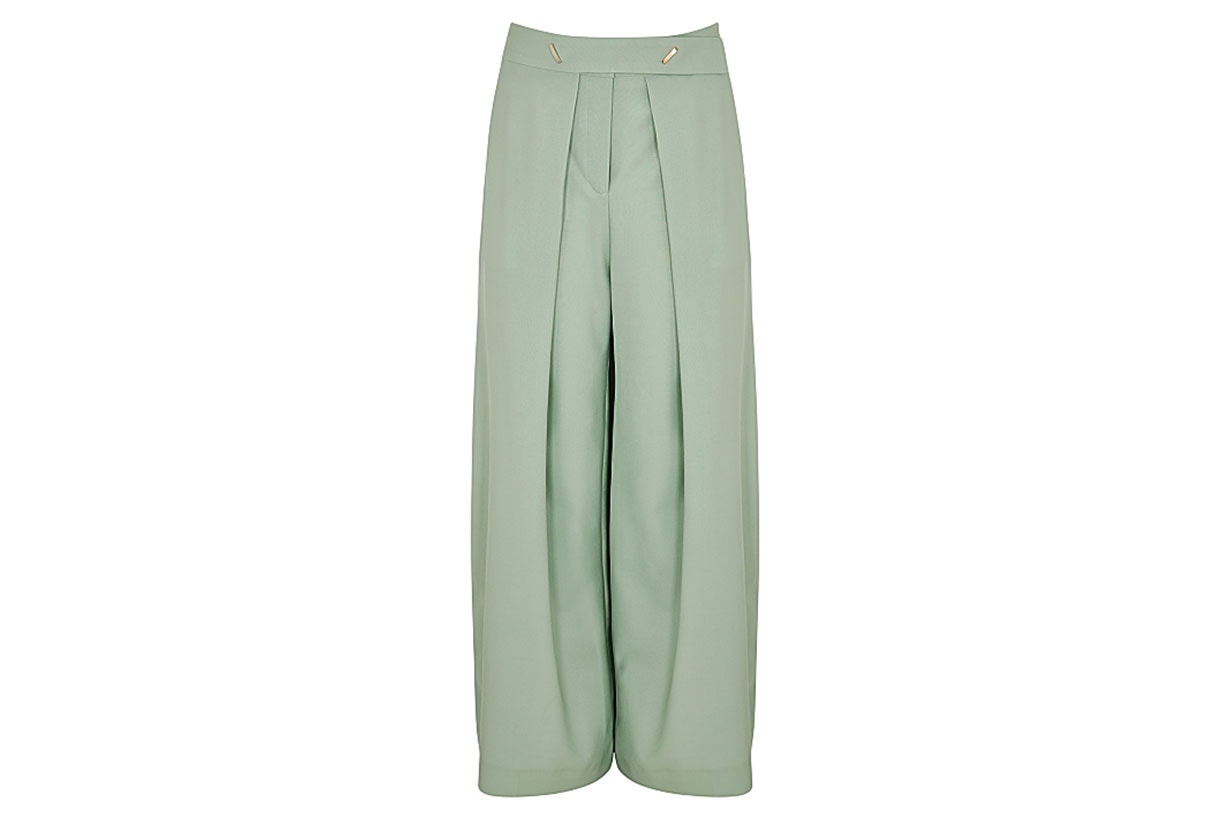 EUDON CHOI Rodin mint stretch-wool trousers