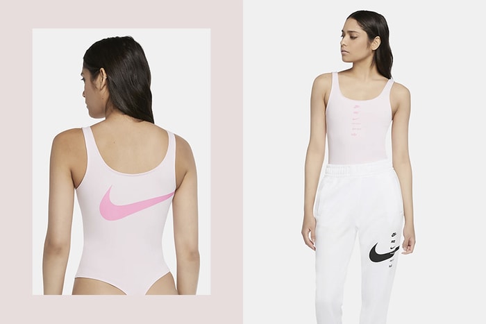 涼感＋顯瘦：Nike 新上架粉嫩色 Bodysuit，再添一件人氣單品！