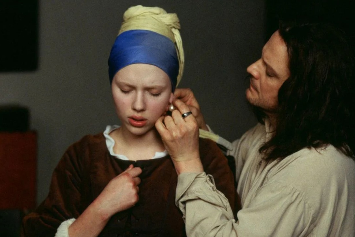 Girl with a Pearl Earring Het meisje met de parel Johannes Vermeer Mauritshuis Painting Colin Firth Scarlett Johansson Tracy Chevalier Oscar Movie