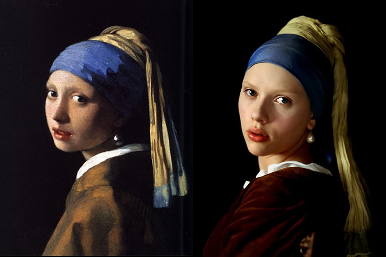 Girl with a Pearl Earring Het meisje met de parel Johannes Vermeer Mauritshuis Painting Colin Firth Scarlett Johansson  Tracy Chevalier Oscar Movie 