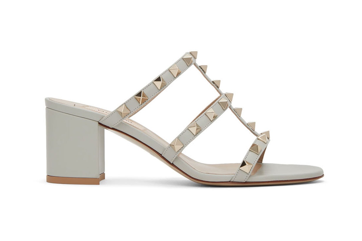 Green Valentino Garavani Rockstud Sandals