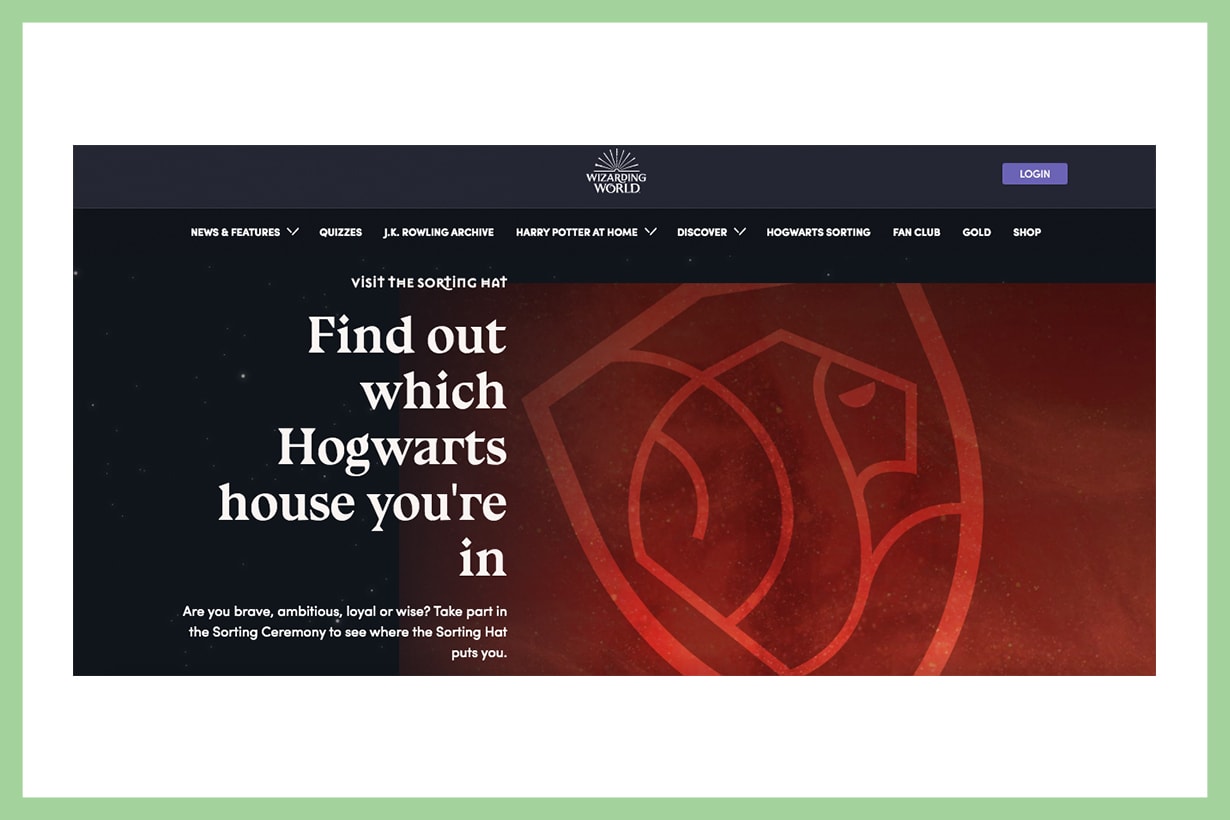Harry Potter HSORTING HAT test Find out your Hogwarts house
