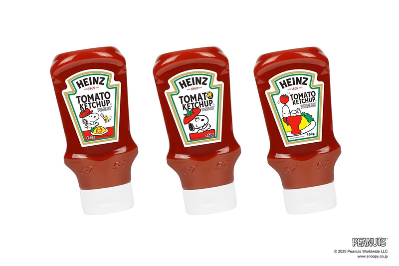 heinz peanuts snoopy ketchup limited edition 2020 70 anniversary