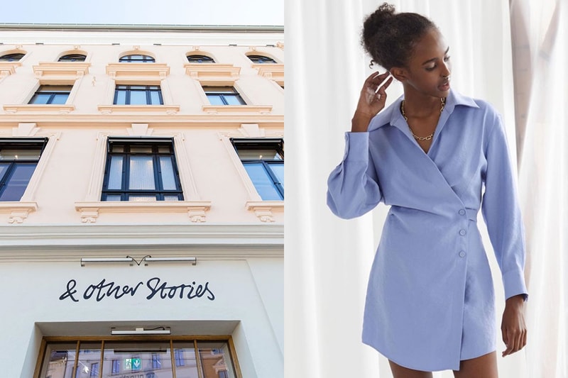 & Other Stories Store and Black Model