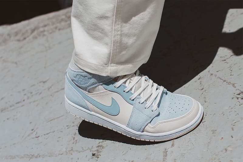 nike air Jordan 1 mid se sneakers pastel blue yellow white grey colorway raffle release info