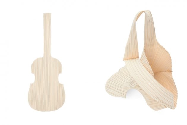 Pleats Please Issey Miyake tote bag guitar 2020