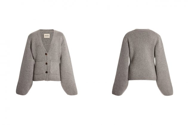 Katie Holmes Khaite cashmere eda bralette Cardigan more colors