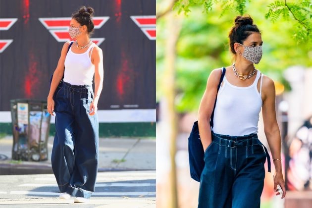 katie holmes simple stylish look casual tips summer 2020