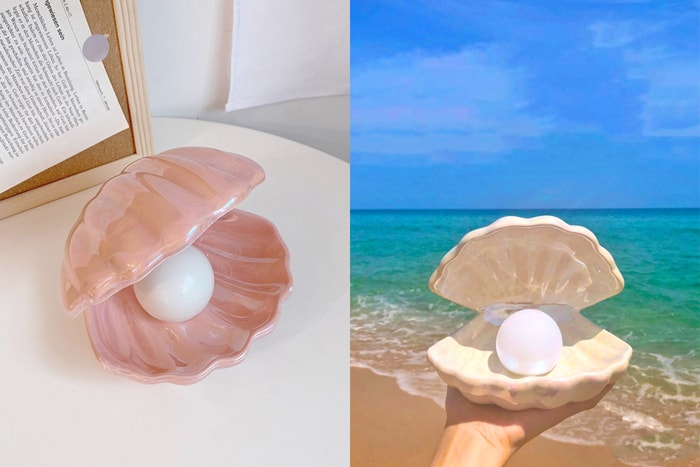 用這盞珍珠貝殼小燈一圓美人魚夢：不僅夢幻還能 2 用，難怪讓日韓女生都紛紛入手！