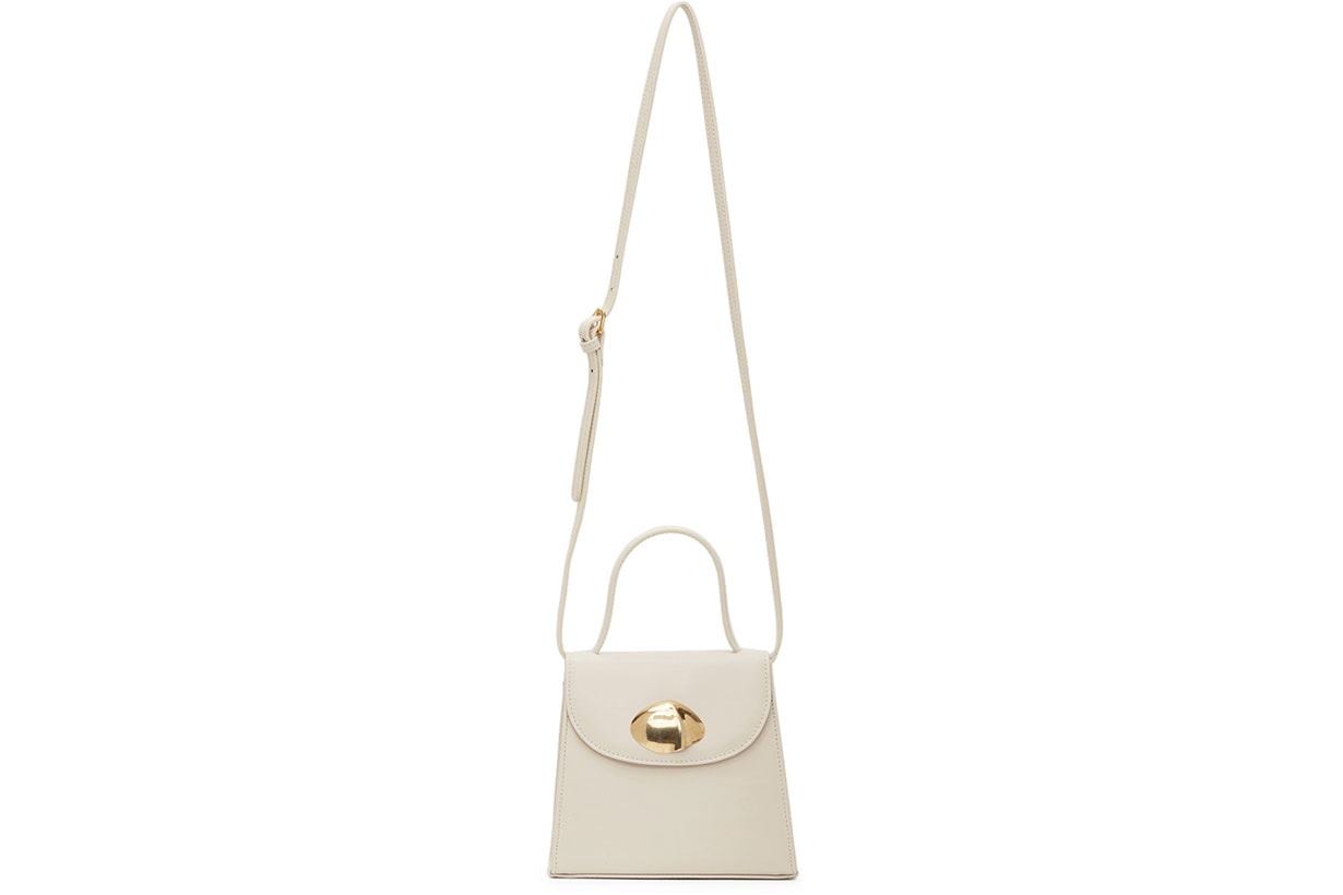 Little Liffner Off-White Little Lady Shell Bag