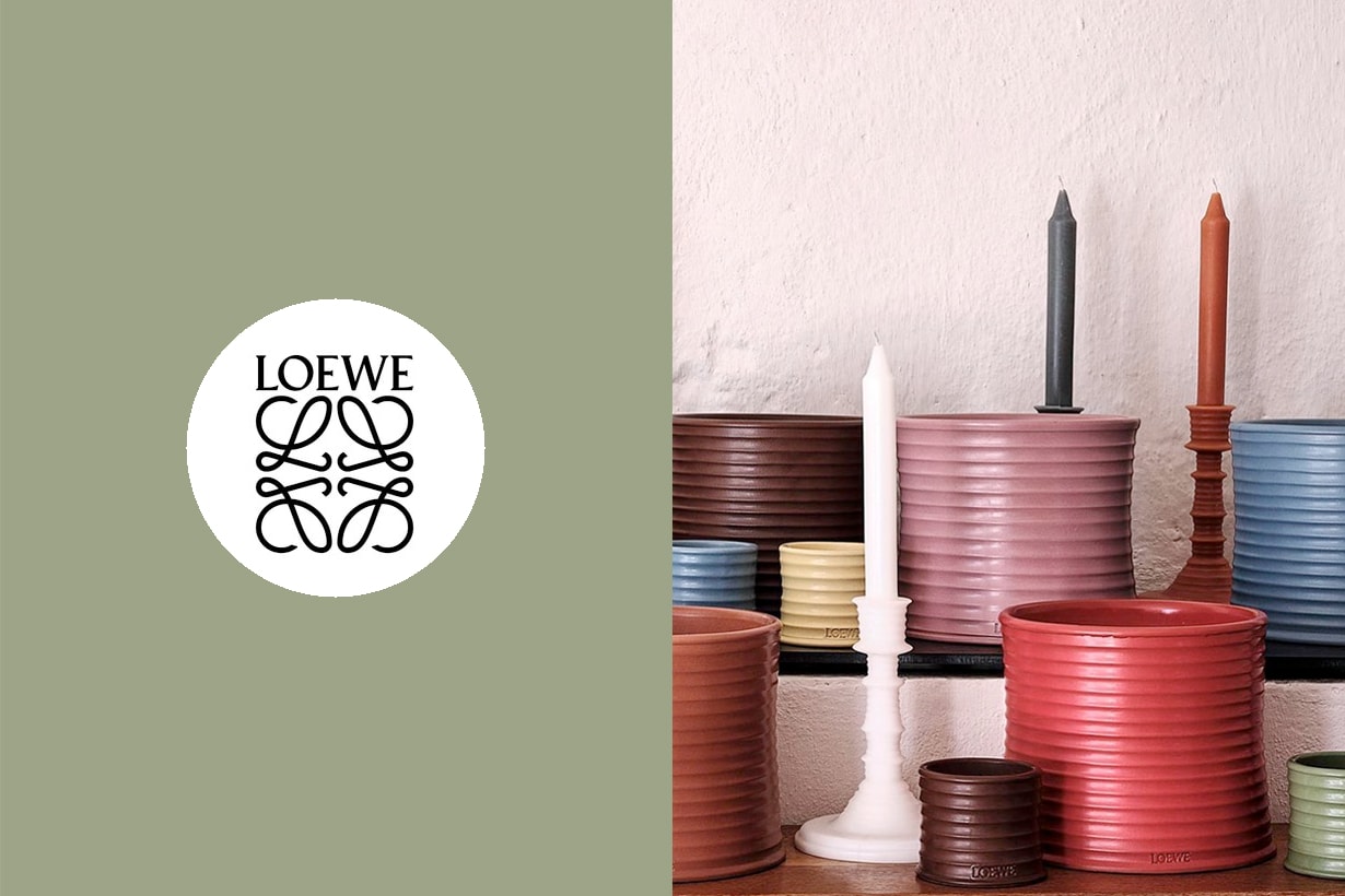 loewe home fragrance sep 2020 series wax candle diffuser coriander marihuana