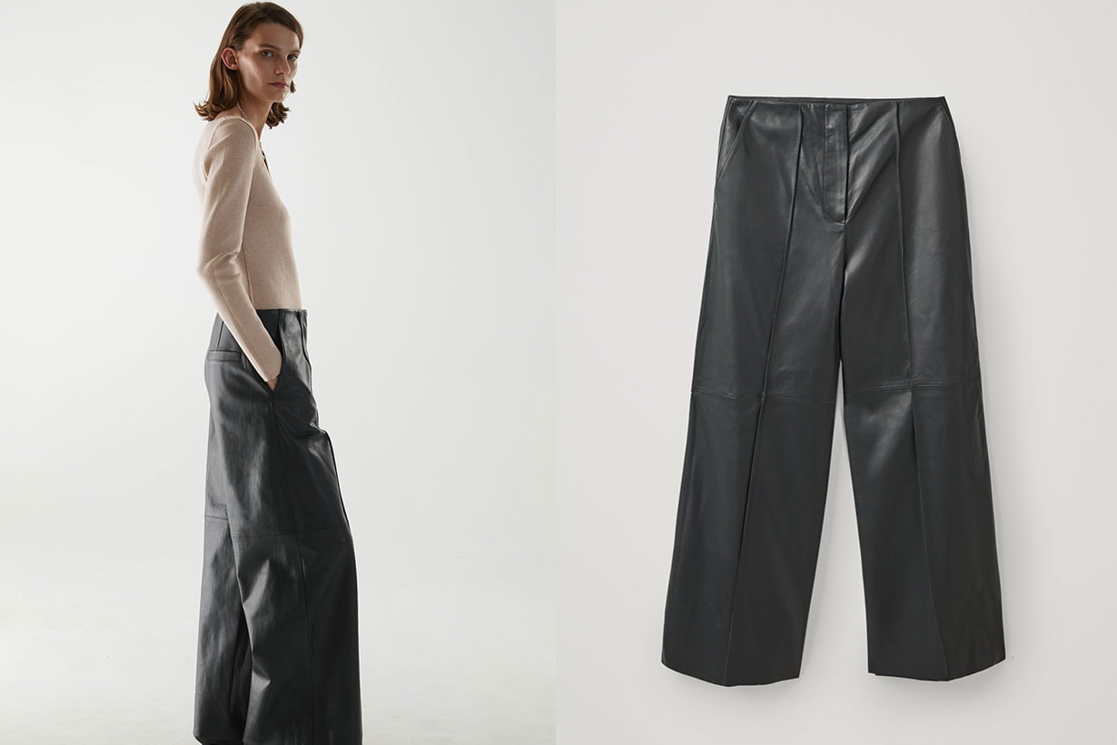 LONG LEATHER TROUSERS