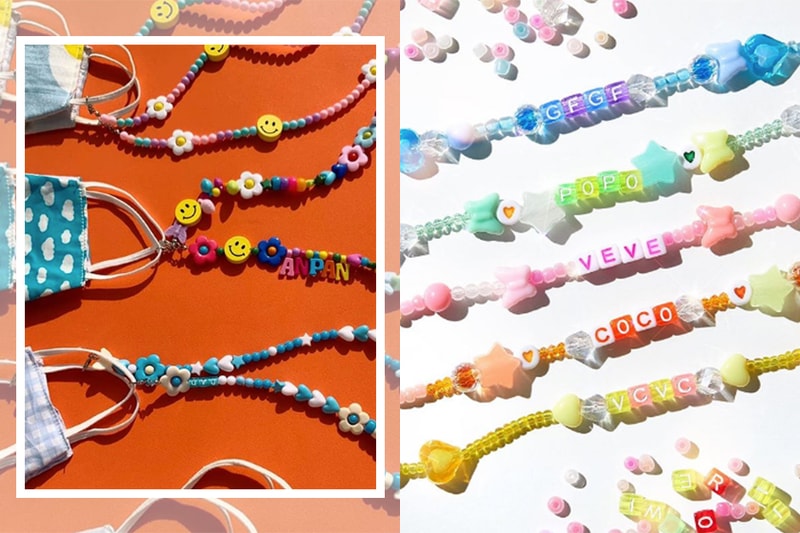 mask beaded accessories trends