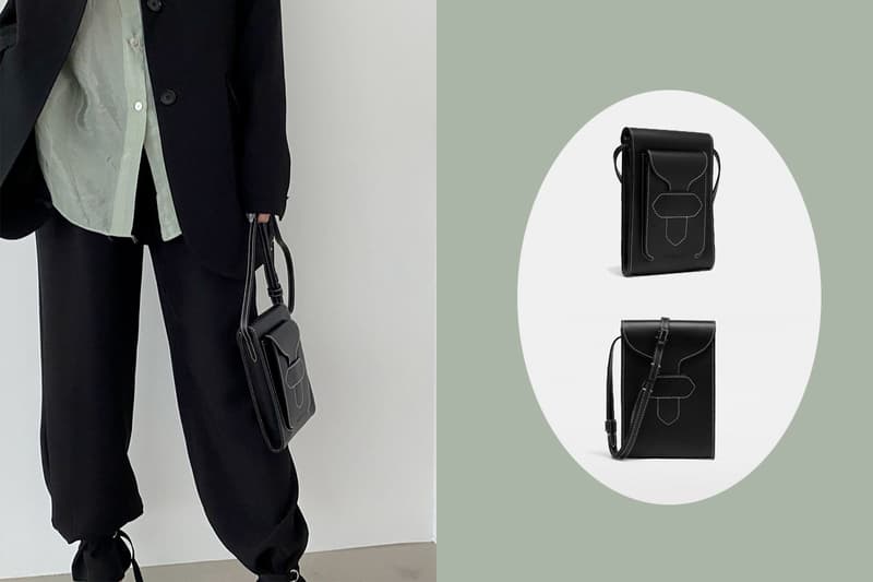 maison margiela double pocket bag stitch 2020 mini